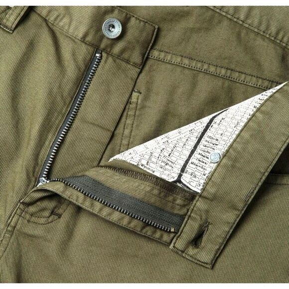 Taylor Stitch The Democratic All Day Pant Mens 29 In Olive Green Bedford Cord - Picture 13 of 16